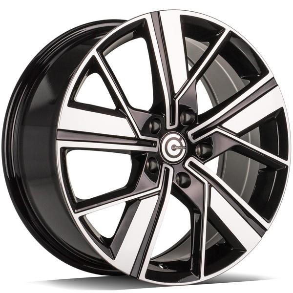 STATUSFÄLGAR IRON BLACK FRONT POLISHED 8x18 5/120 ET50 CB65.1