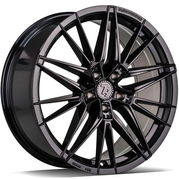 STATUSFÄLGAR SSF-5 BLACK GLOSSY 9.5x21 5/112 ET30 CB66.6