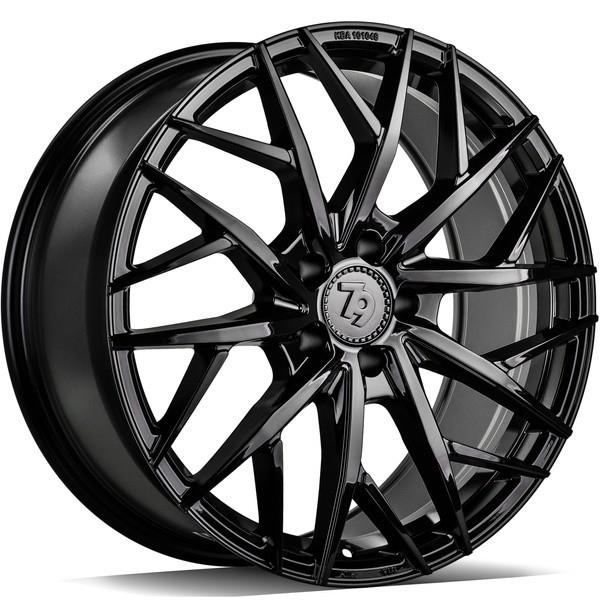 STATUSFÄLGAR SSF-1 BLACK GLOSSY 8x18 5/112 ET45 CB66.6