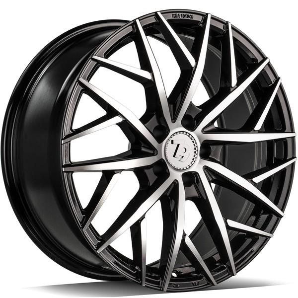 STATUSFÄLGAR SSF-1 BLACK FRONT POLISHED 7.5x17 5/114.3 ET40 CB73.1