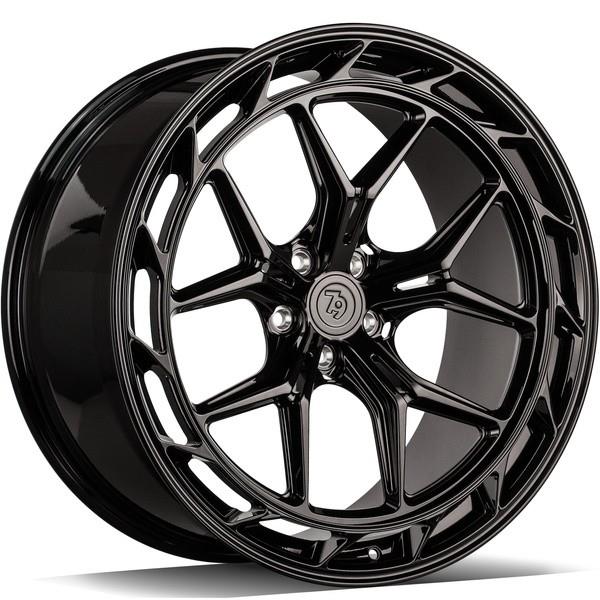 STATUSFÄLGAR MF.19 BLACK GLOSSY 9.5x21 5/112 ET30 CB66.6