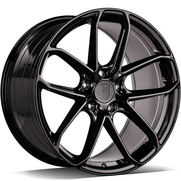 STATUSFÄLGAR PRIME BLACK GLOSSY 11x21 5/130 ET58 CB71.6