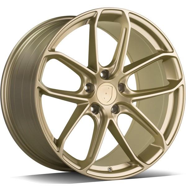 STATUSFÄLGAR PRIME MATT GOLD 9.5x21 5/130 ET46 CB71.6