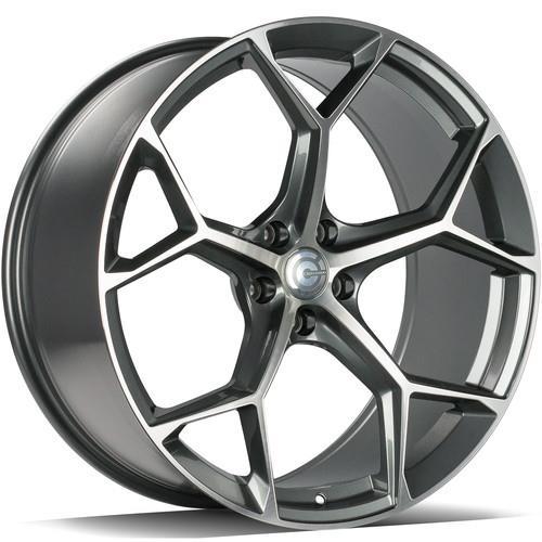 STATUSFÄLGAR FANCY ANTHRACITE FRONT POLISHED 9x20 5/112 ET30 CB66.5