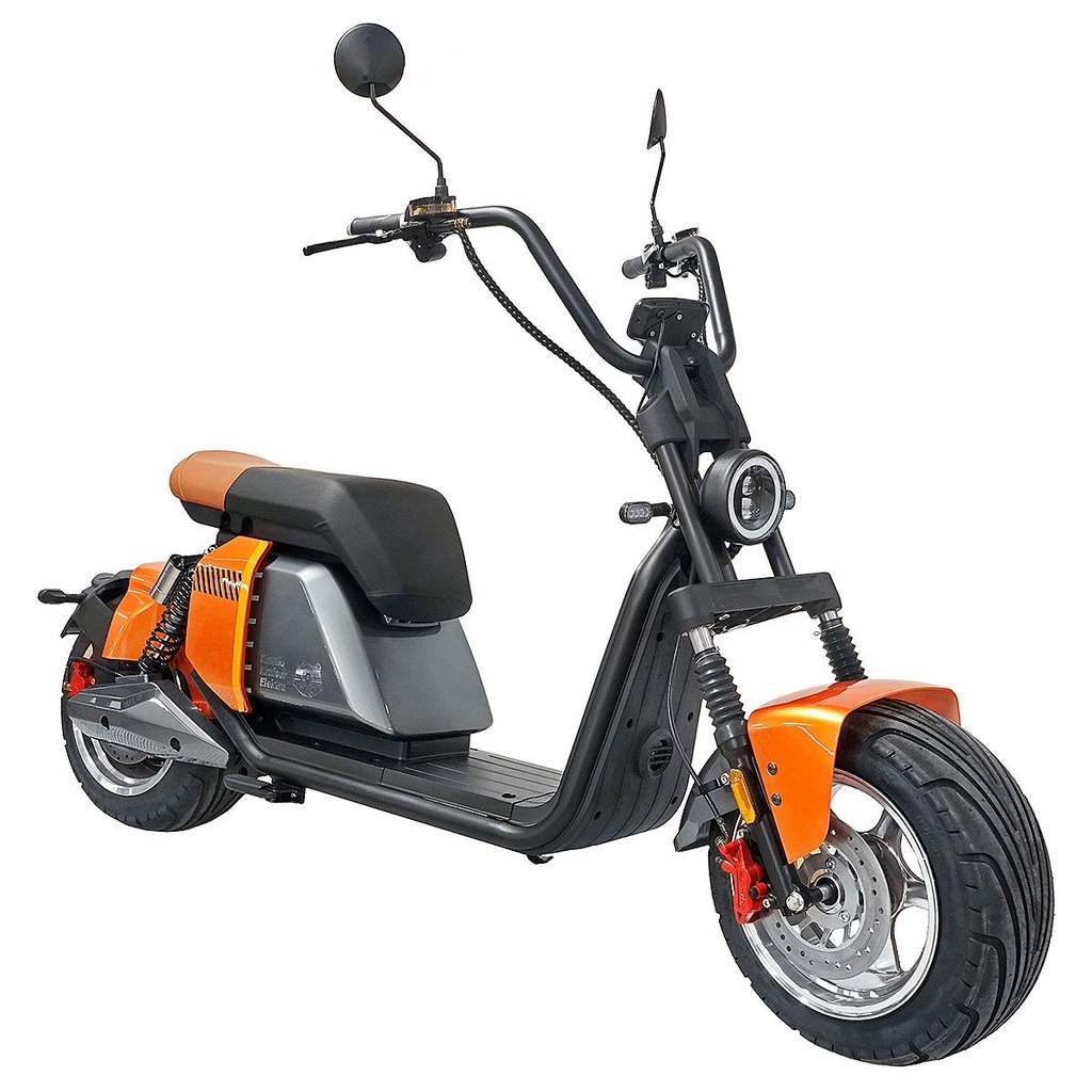 Kontio Motors Kruiser Elektra Oranssi Grafiitti 1,2kWh akulla