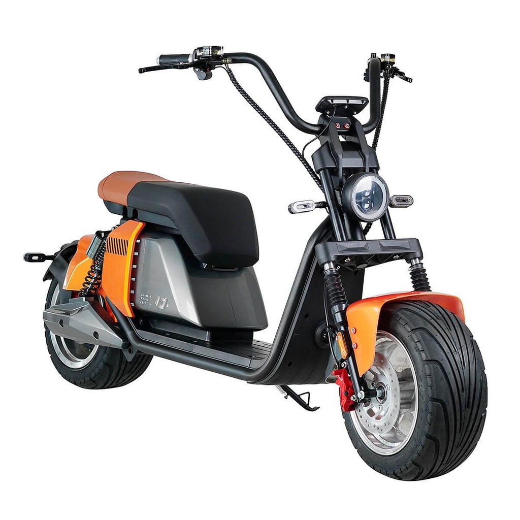 Kontio Motors Kruiser Elektra Oranssi Grafiitti 2,4kWh akulla