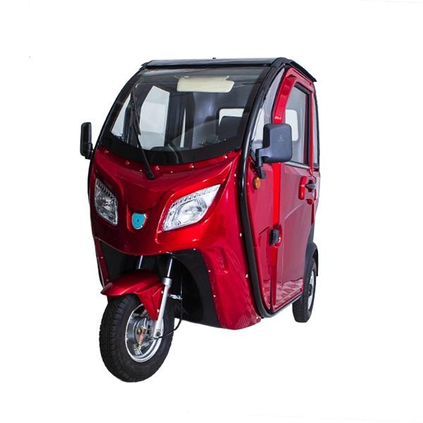 Kontio Motors Autokruiser, Burgundy red 3.6kWh litium akku ja 10A laturi