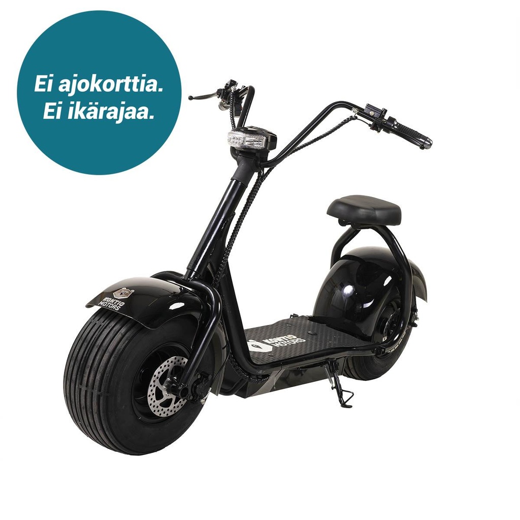 Kontio Motors Kruiser Black 0,7kWh akulla 15km/h