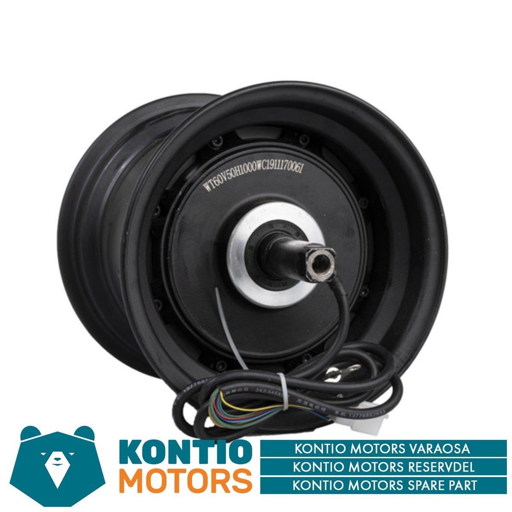 Kontio Motors Kruiser: Takavanne ja moottori 1000W