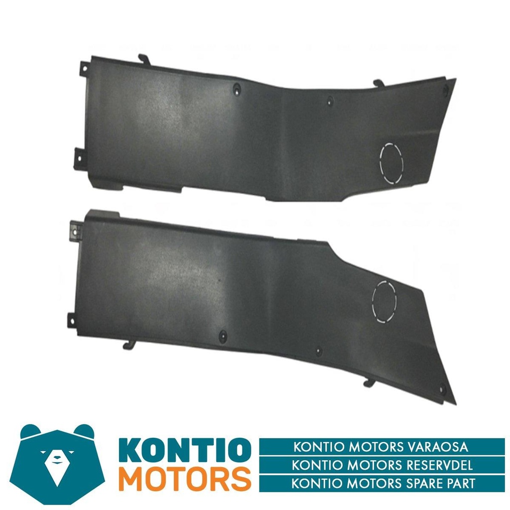 Kontio Motors e-Scooter 2.0: Jalkatilan alaosan sivumuovit