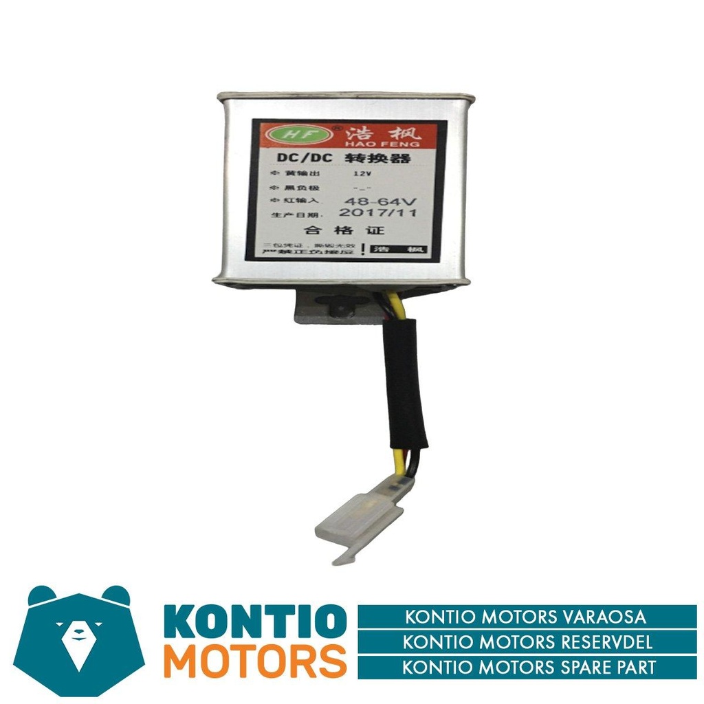 Kontio Motors e-Scooter 2.0: Jännitteen muuntaja