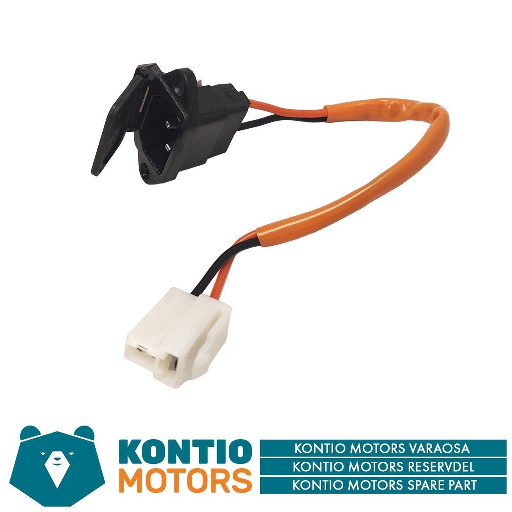 Kontio Motors e-Scooter 2.0: Latausliitin