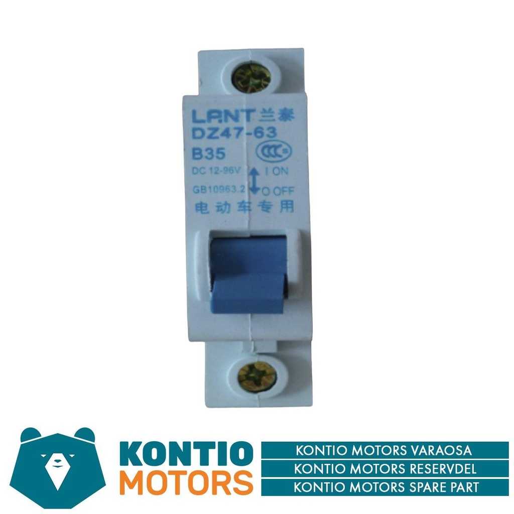 Kontio Motors SilverFox 2.0: Päävirtakytkin