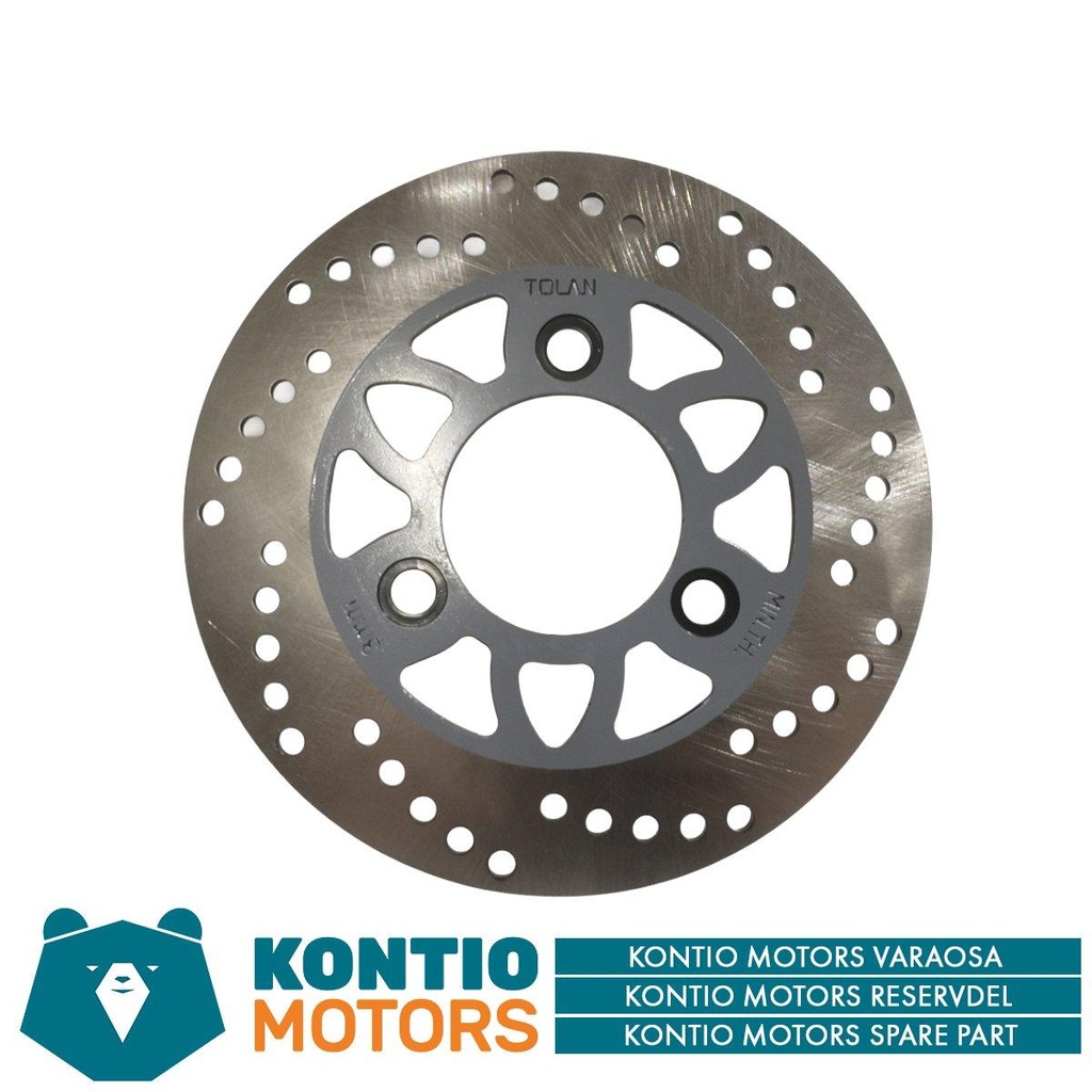 Kontio Motors e-Scooter 2.0: Etujarrulevy