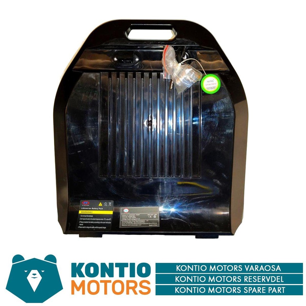 Kontio Motors Kruiser Long Range Style: Istuimen alapuolinen akku 0.7 kWh