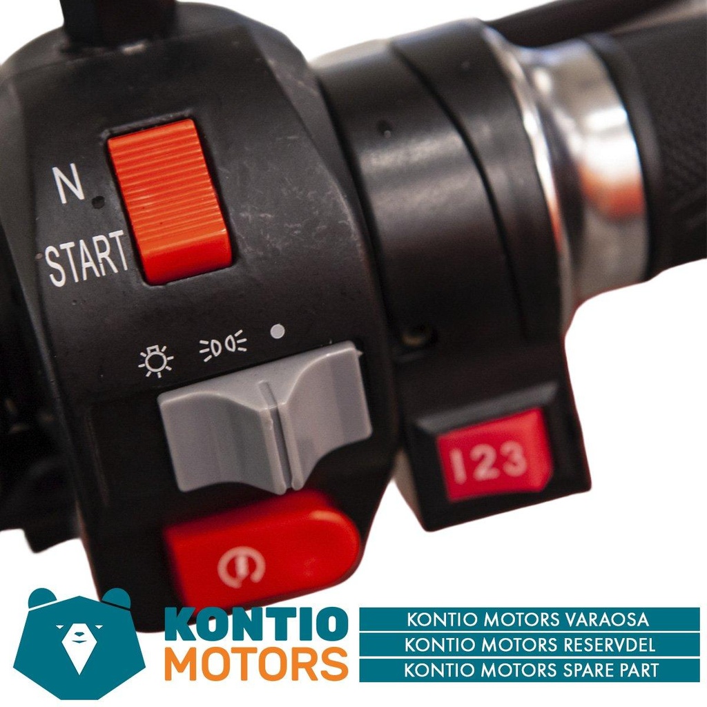 Kontio Motors e-Scooter 2.0: Ohjaustangon katkaisimet oikea