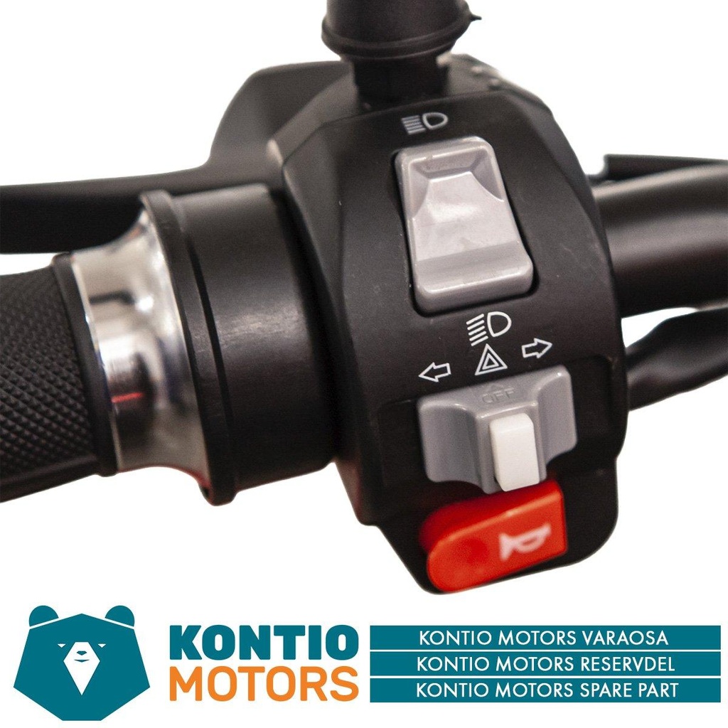 Kontio Motors e-Scooter 2.0: Ohjaustangon katkaisimet vasen