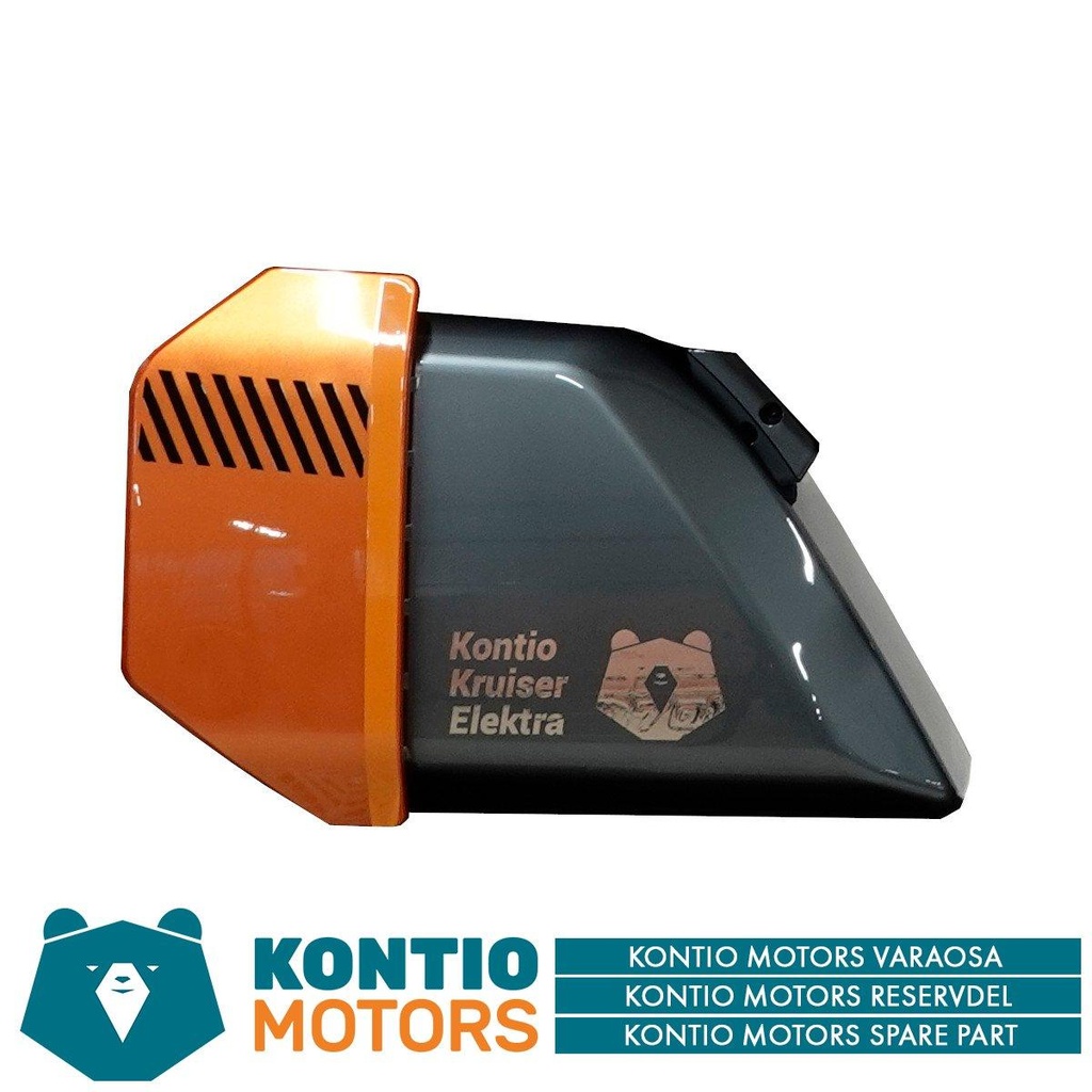 Kontio Motors Kruiser Elektra/ Forte: Istuimen alapuoleinen kate oikea, oranssi grafiitti