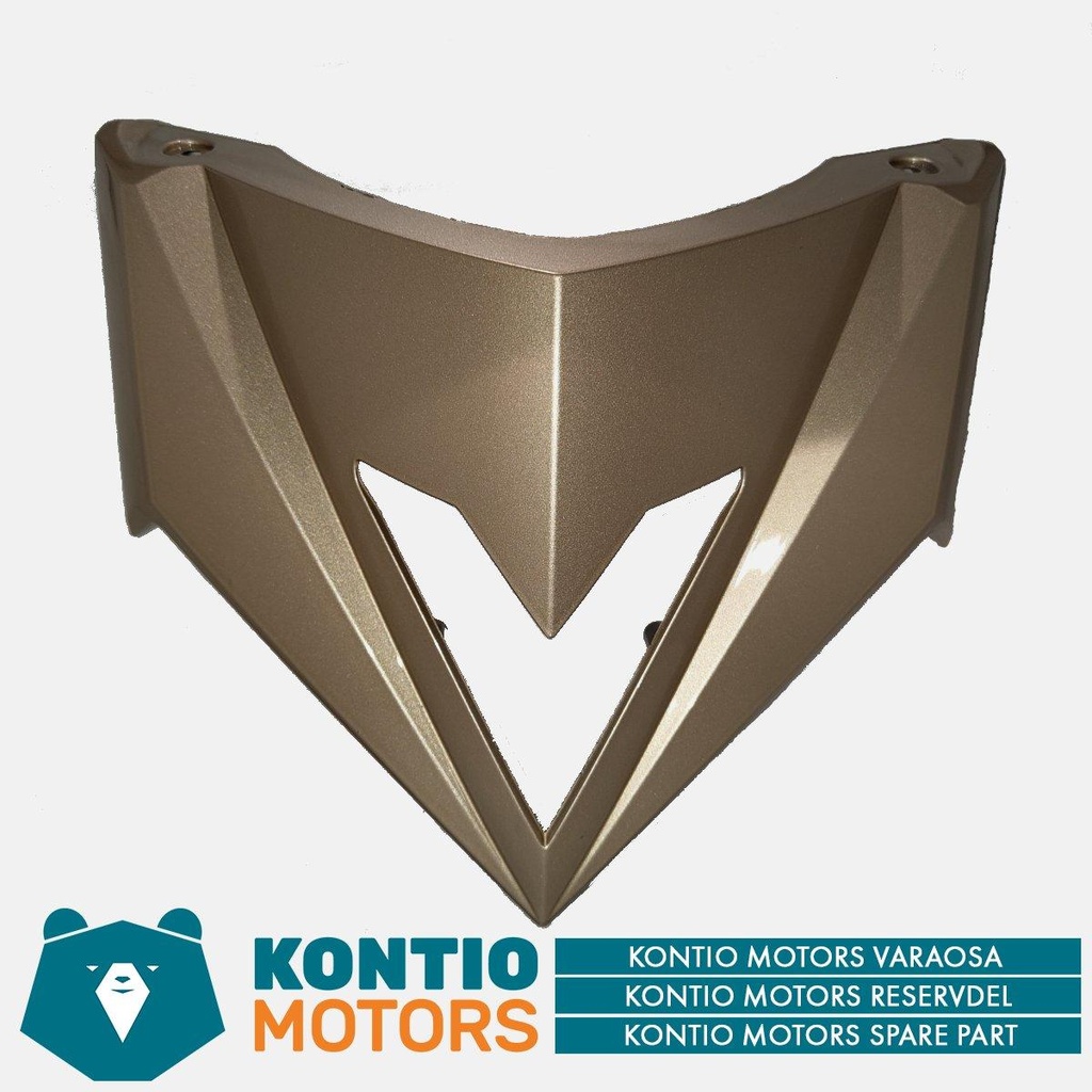 Kontio Motors e-Scooter 2.0: Seisontavalon ympärillä oleva muoviosa, kultainen