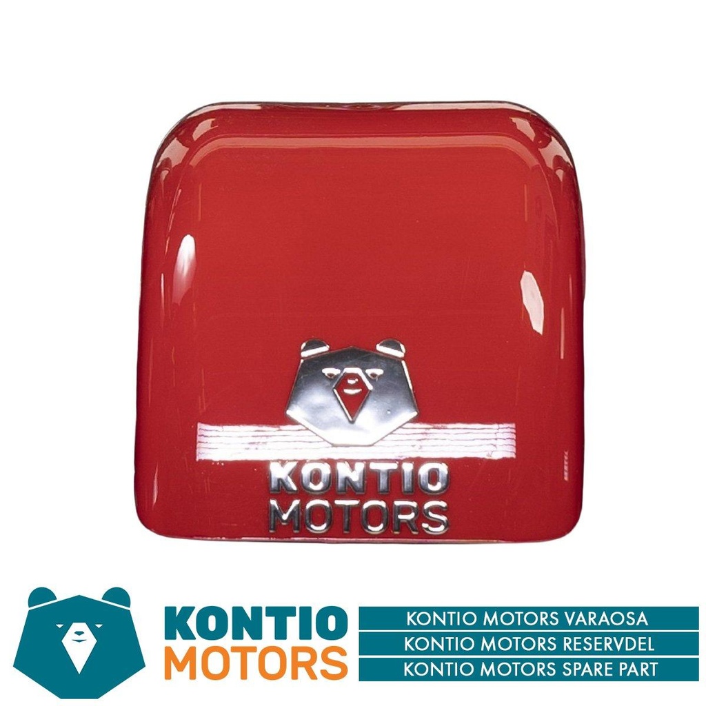 Kontio Motors Kruiser Trike: Keskilokasuoja taakse, punainen