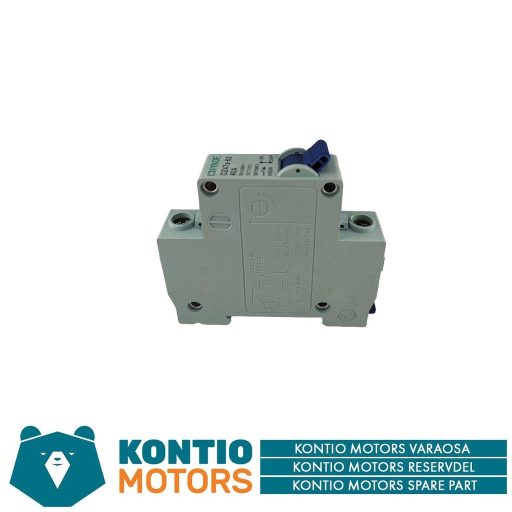 Kontio Motors e Manki: Päävirtakytkin