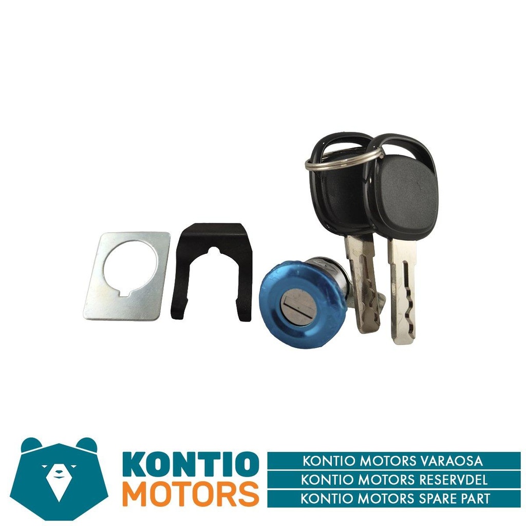 Kontio Motors e Manki: Akkukotelon lukko