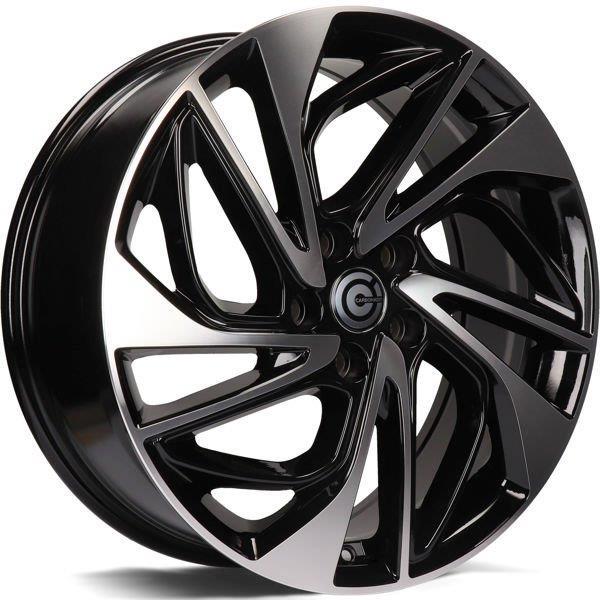 STATUSFÄLGAR ATLANTIC BLACK FRONT POLISHED 7.5x19 5/114.3 ET51 CB73.1