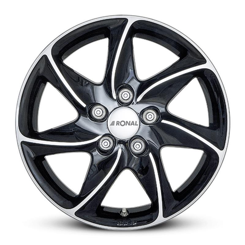 STATUSFÄLGAR R51 BLACK POLISHED 8x17 5/112 ET35 CB76