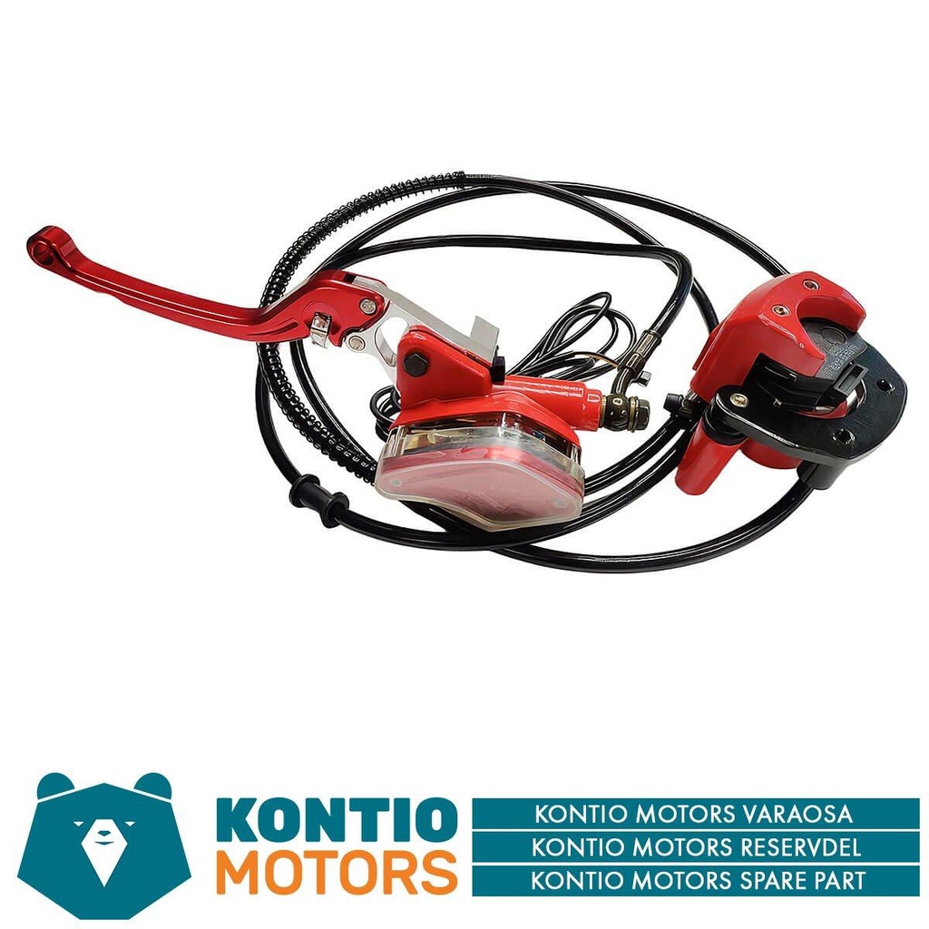 Kontio Motors Kruiser Heritage: Takajarrujärjestelmä, punainen