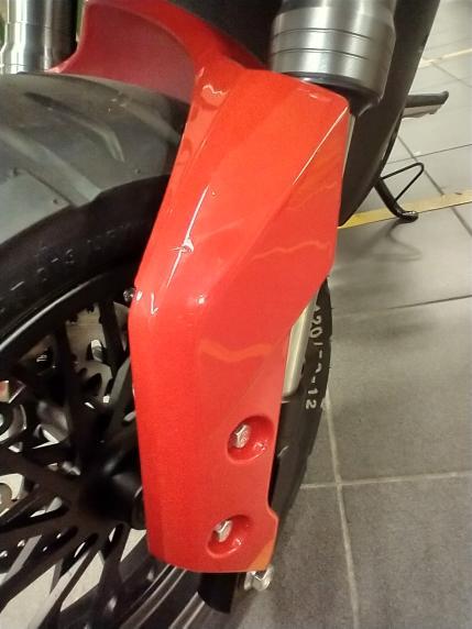 Kontio Motors SuperMoto Vasen iskunvaimentajan suoja