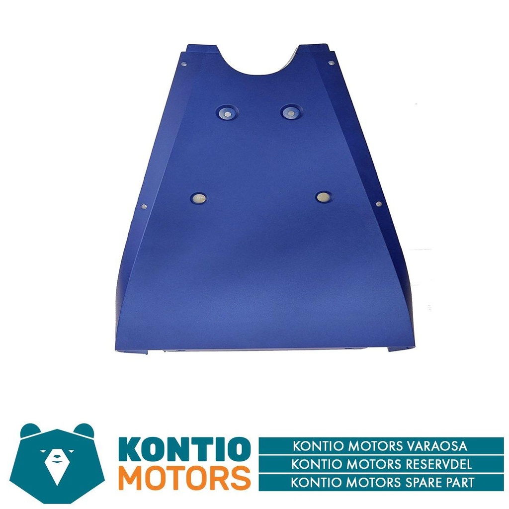 Kontio Motors Kruiser Long Range Style: Jalkatilan etuosan muovisuojus ulkopuolella, sininen