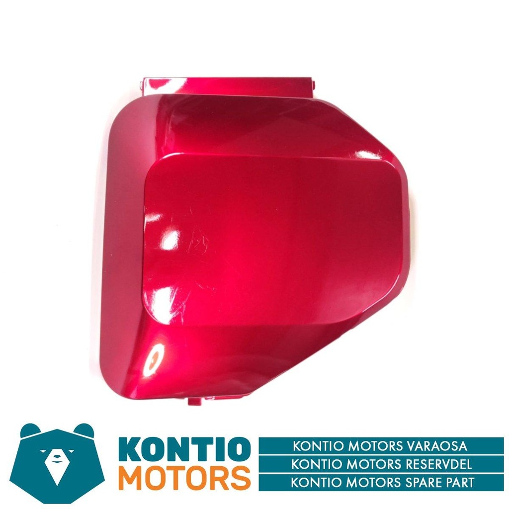 Kontio Motors Kruiser Tiffany/Express: Istuimen alapuoleinen sivumuovi, vasen metallin punainen