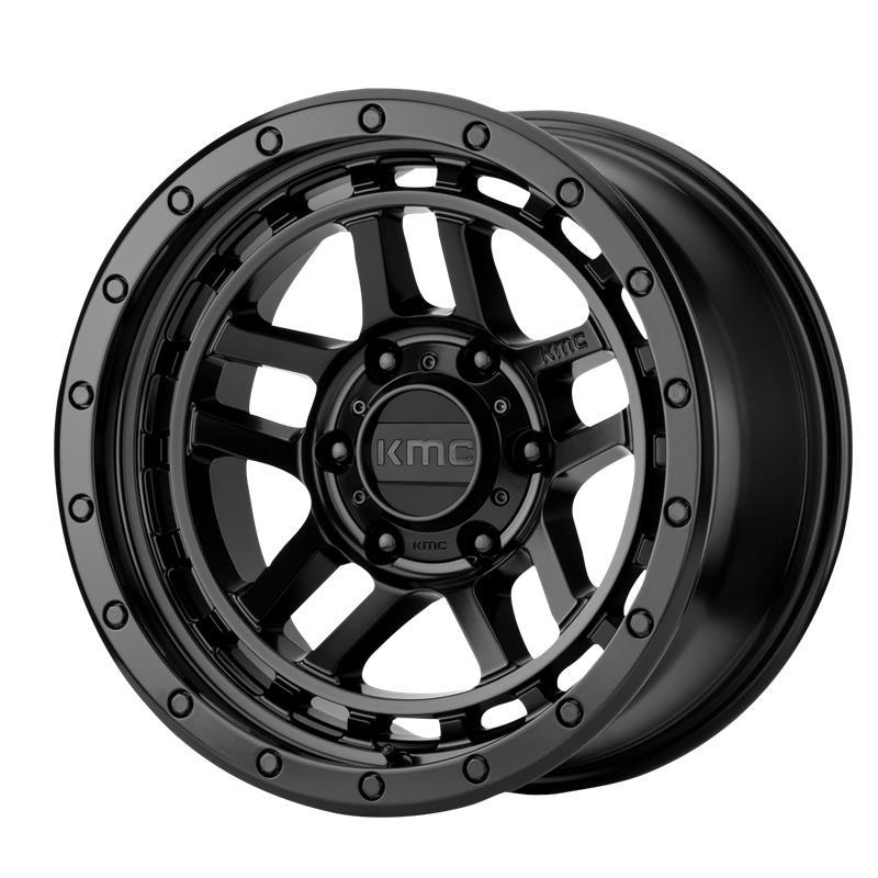 STATUSFÄLGAR KM540 SATIN BLACK 8.5x17 5/127 ET18 CB71.5