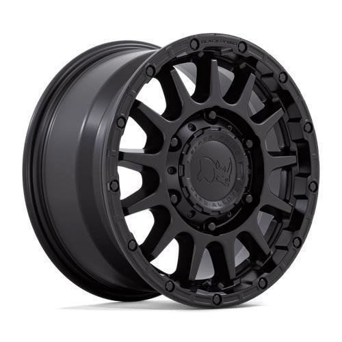 STATUSFÄLGAR SEQUOIA MATTE BLACK 8x16 6/130 ET38 CB84.1
