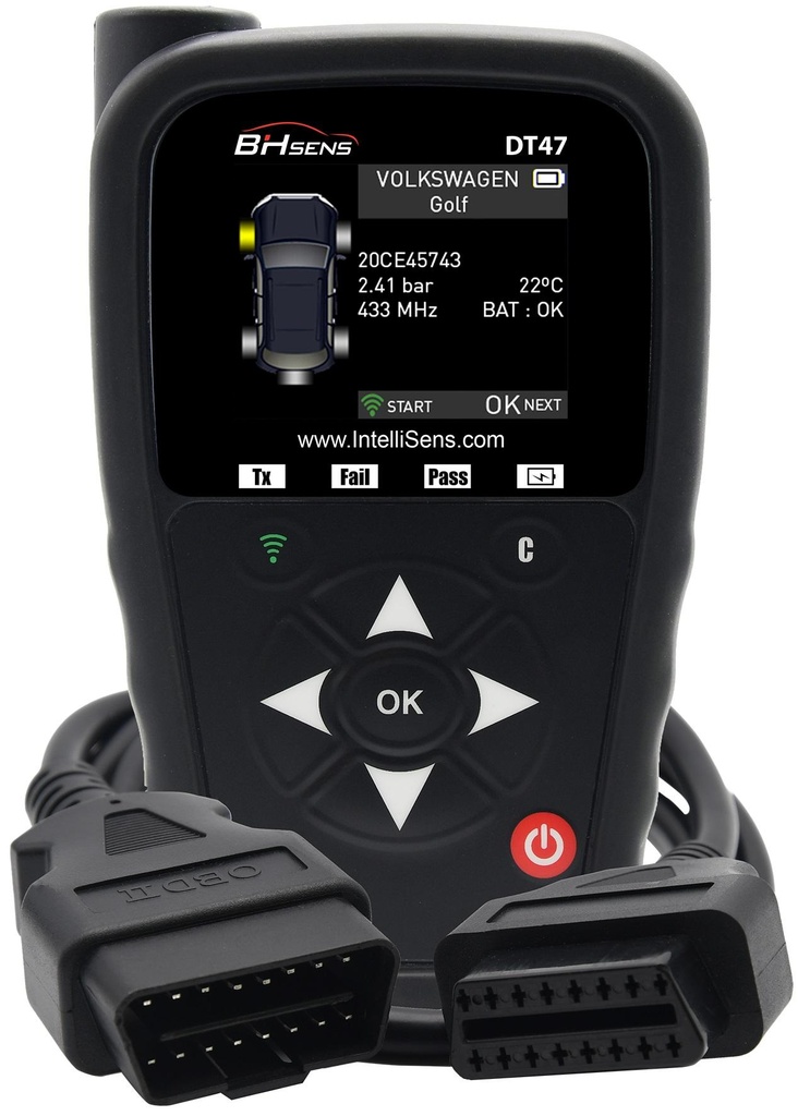 BH Sens ATEQ VT47 TPMS-ohjelmointityökalu useimmille anturimerkeille