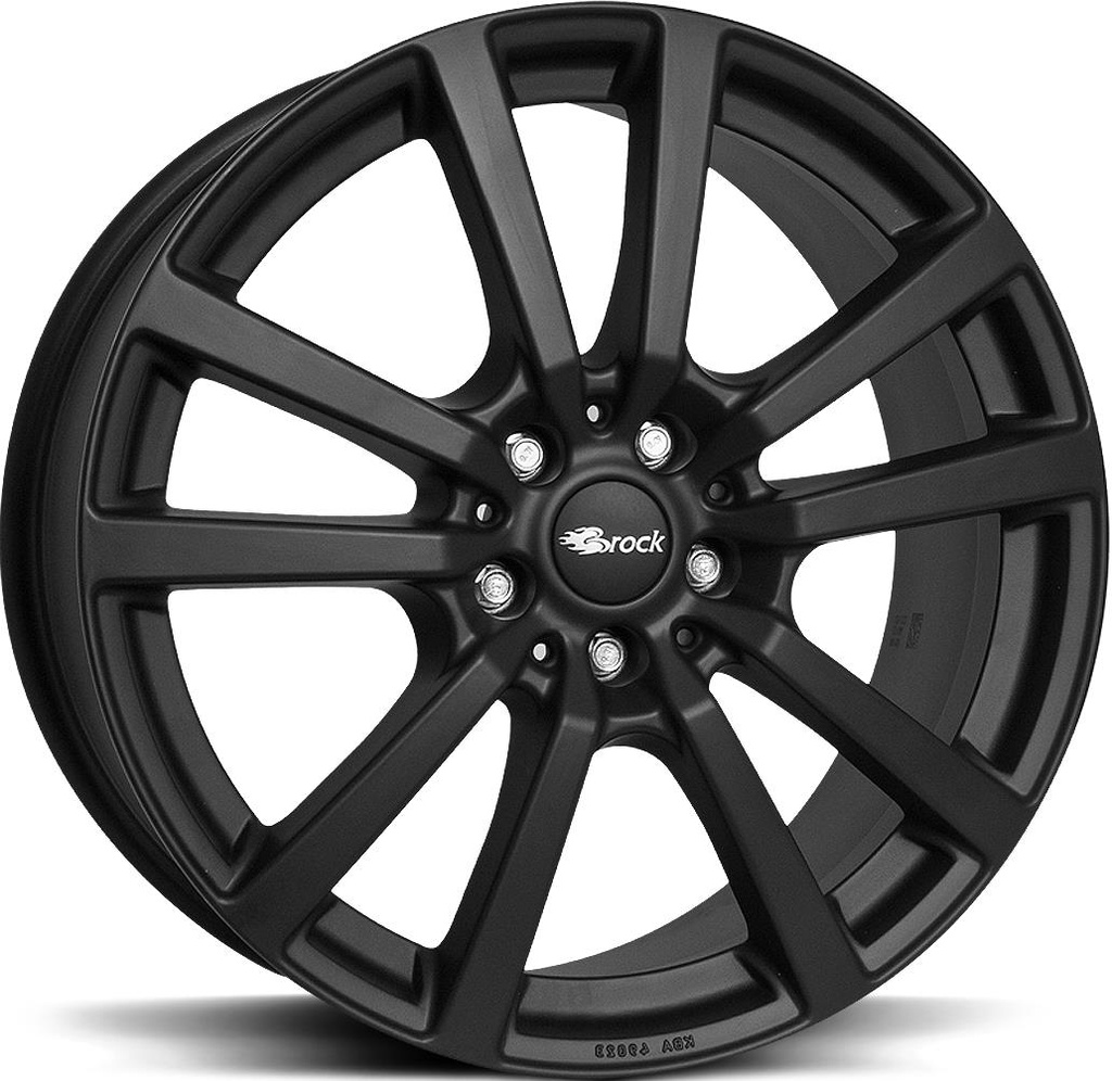 BROCK RC25T BLACK MATT 7.5x18 5/160 ET50 CB65.1