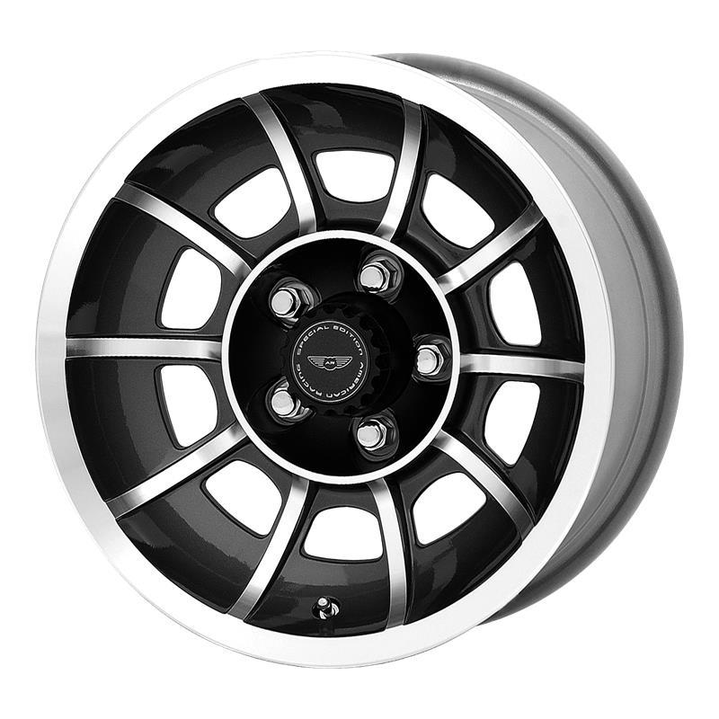 STATUSFÄLGAR VN47 SATIN BLACK MACHINED 7x15 5/114.3 ET0 CB86.2