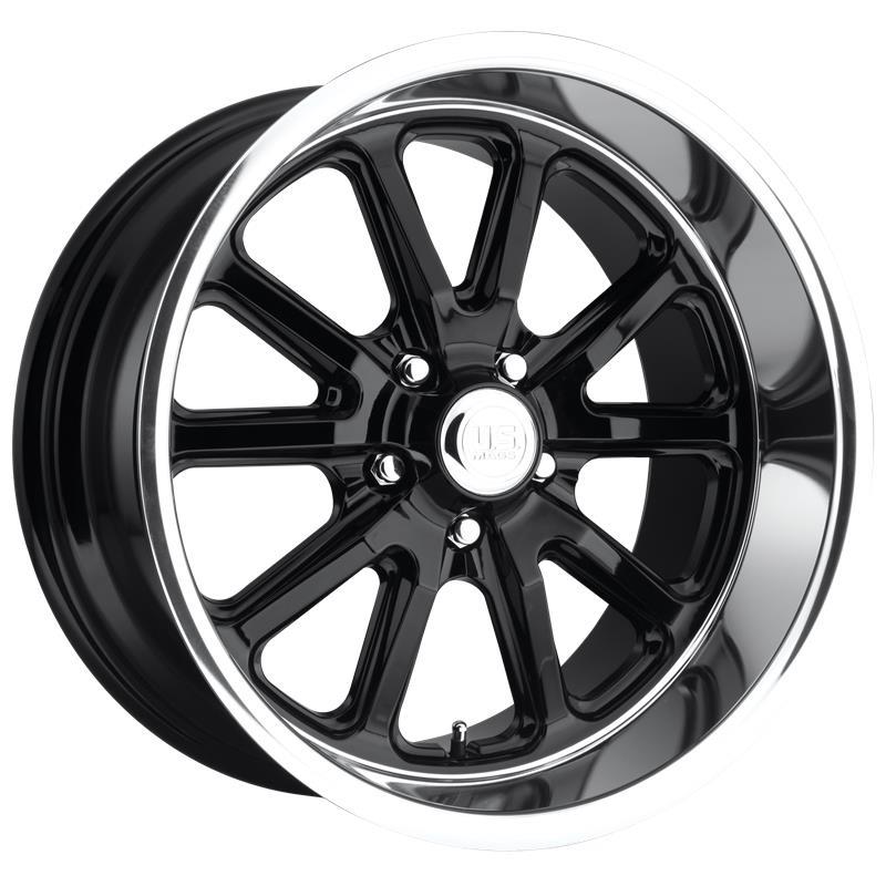 STATUSFÄLGAR UC121 GLOSS BLACK 11x22 5/127 ET18 CB78.1