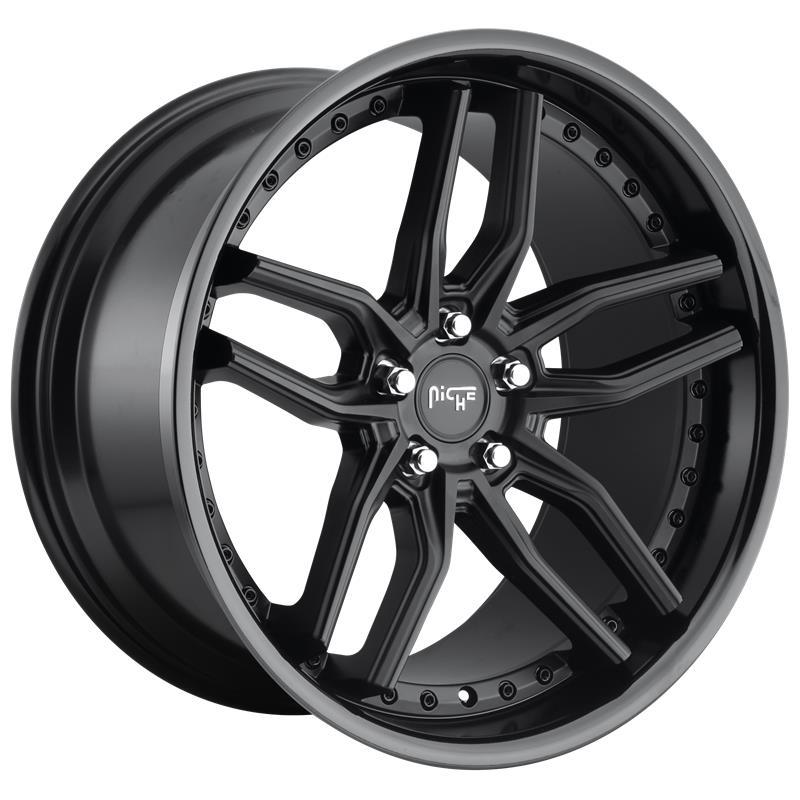 STATUSFÄLGAR NC194 GLOSS BLACK MATTE BLACK 10.5x20 5/120 ET35 CB72.6