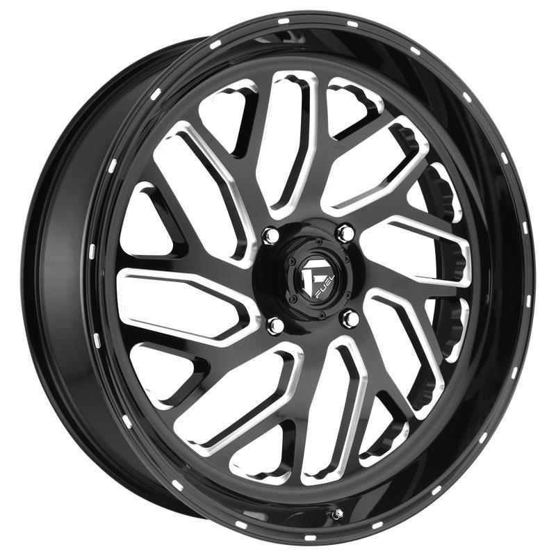 FUEL FC581 GLOSS BLACK MILLED 10x22 5/114.3-127 ET-18 CB78.1