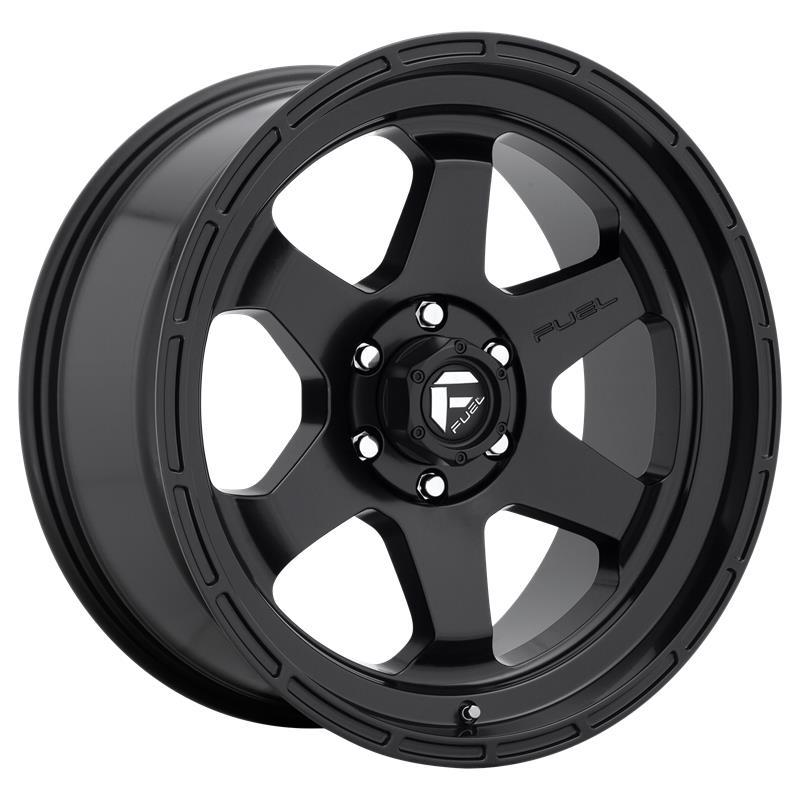 FUEL FC664 MATTE BLACK 10x17 6/139.7 ET-18 CB106.1
