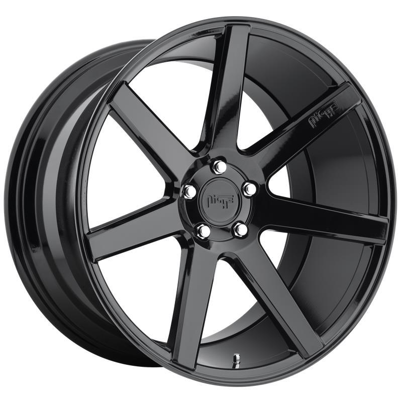 STATUSFÄLGAR NC168 GLOSS BLACK 10x20 5/114.3 ET40 CB72.6