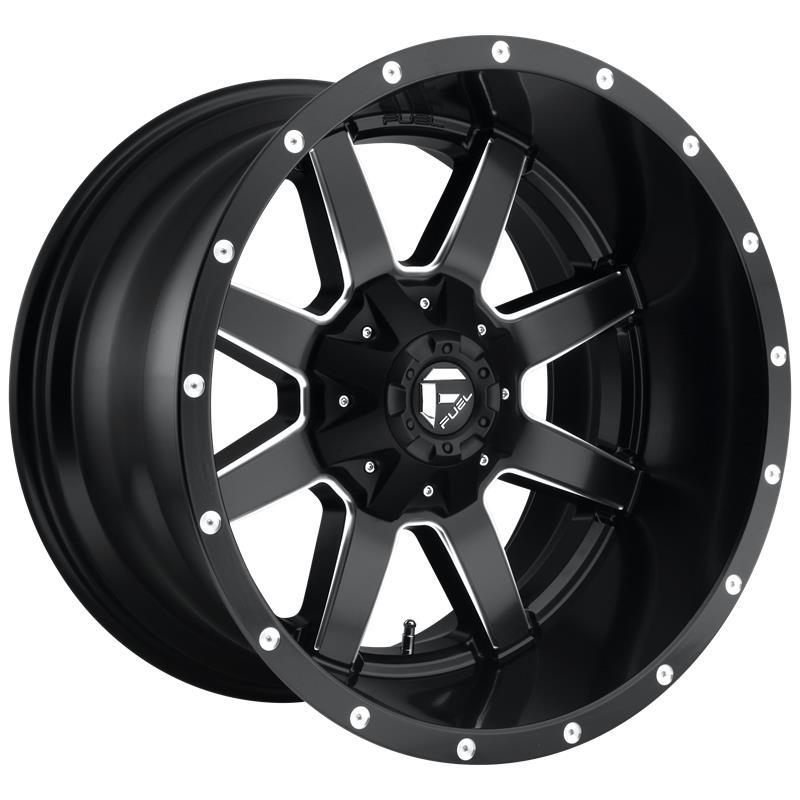FUEL FC538 MATTE BLACK MILLED 9x18 5/114.3-127 ET-12 CB78.1