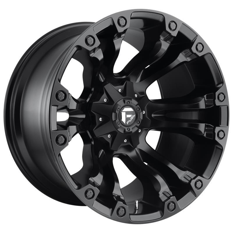 FUEL FC560 MATTE BLACK 9x17 6/139.7 ET20 CB106.1