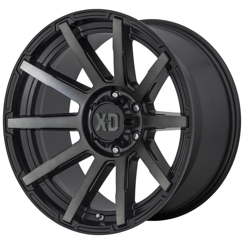 FUEL XD847 SATIN BLACK WITH GRAY TINT 9x20 5/127 ET18 CB71.5