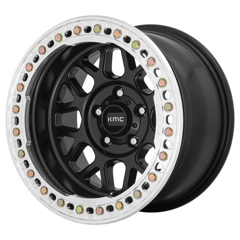 STATUSFÄLGAR KM235 SATIN BLACK 9x17 5/127 ET-38 CB71.5