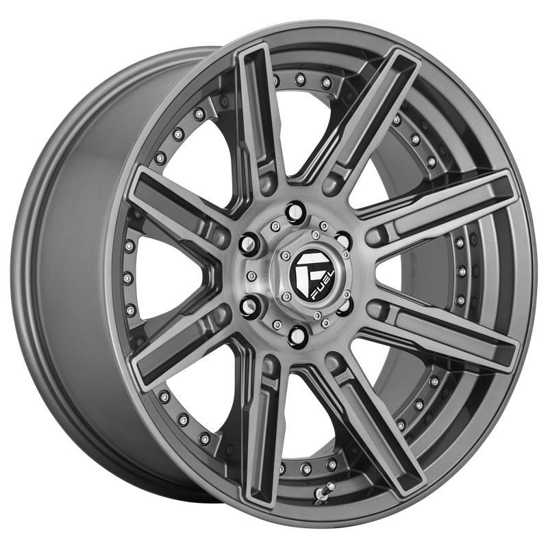 STATUSFÄLGAR FC710 BRUSHED GUN METAL TINTED CLEAR 9x20 5/127 ET1 CB71.5