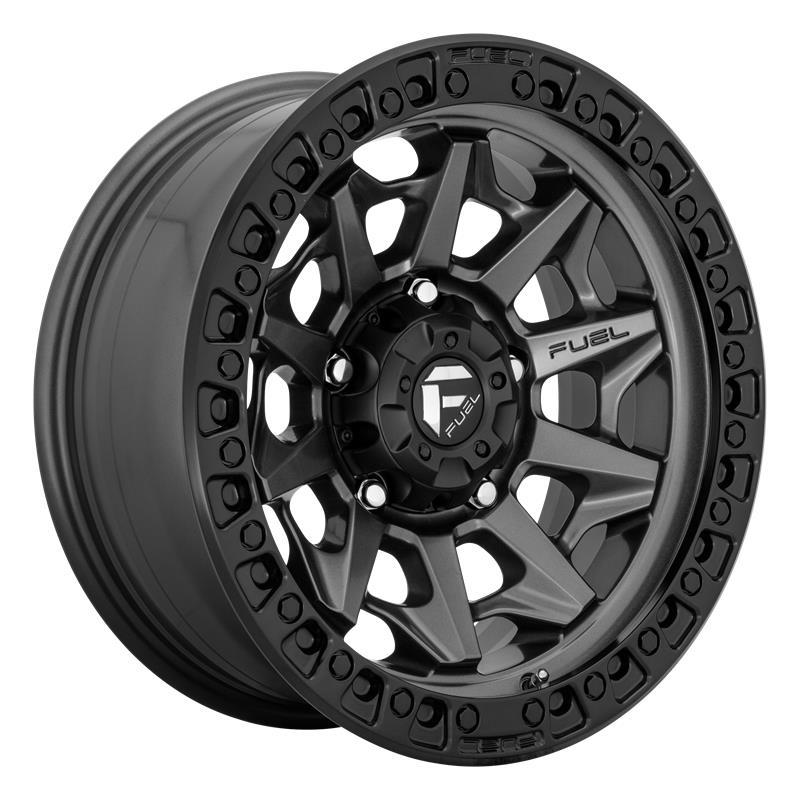 FUEL FC716 MATTE GUN METAL BLACK BEAD RING 9x18 6/139.7 ET20 CB106.1