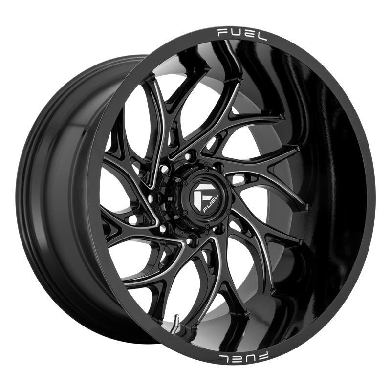 STATUSFÄLGAR FC741 GLOSS BLACK MILLED 10x20 6/135 ET-18 CB87.1