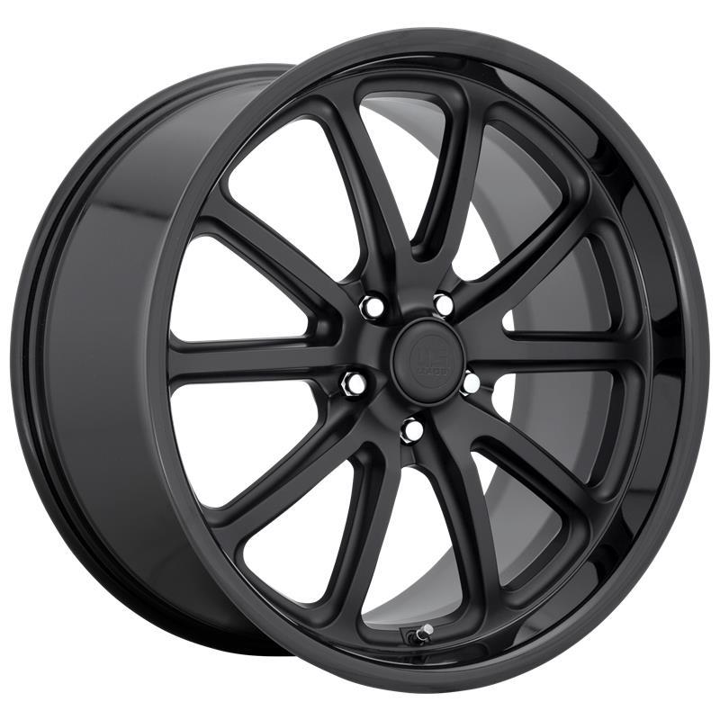 STATUSFÄLGAR UC123 GLOSS BLACK MATTE BLACK 9.5x18 5/120.65 ET1 CB72.6